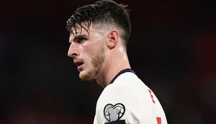 Declan Rice drops out of England squad.