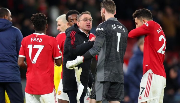 Rangnick praise De Gea for performance against Norwich.