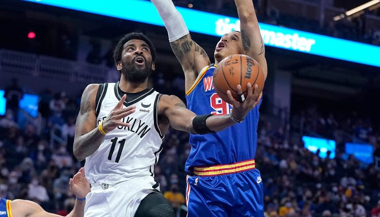 Warriors defeat Kyrie Irving’s Brooklyn Nets