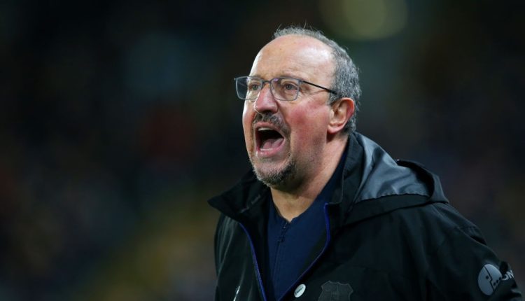 Everton relieve manager Rafa Benitez off duty