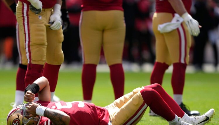 49ers’ Trey Lance suffers injury against the Seattle Seahawks