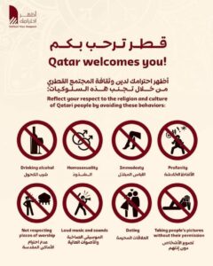 Reaction as Qatar release rules ahead of World