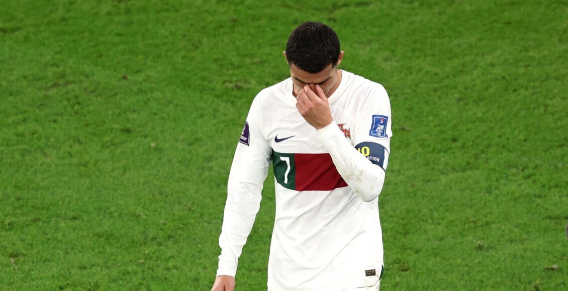 Ronaldo reacts to Portugal World cup exit