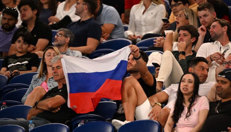 Russian flag prohibited at the Australian Open