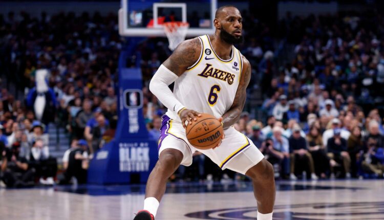 LeBron James feared out with foot injury